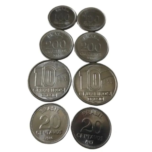 Lote com 48 Moedas antigas nacionais sem repetir data. - Foto 5