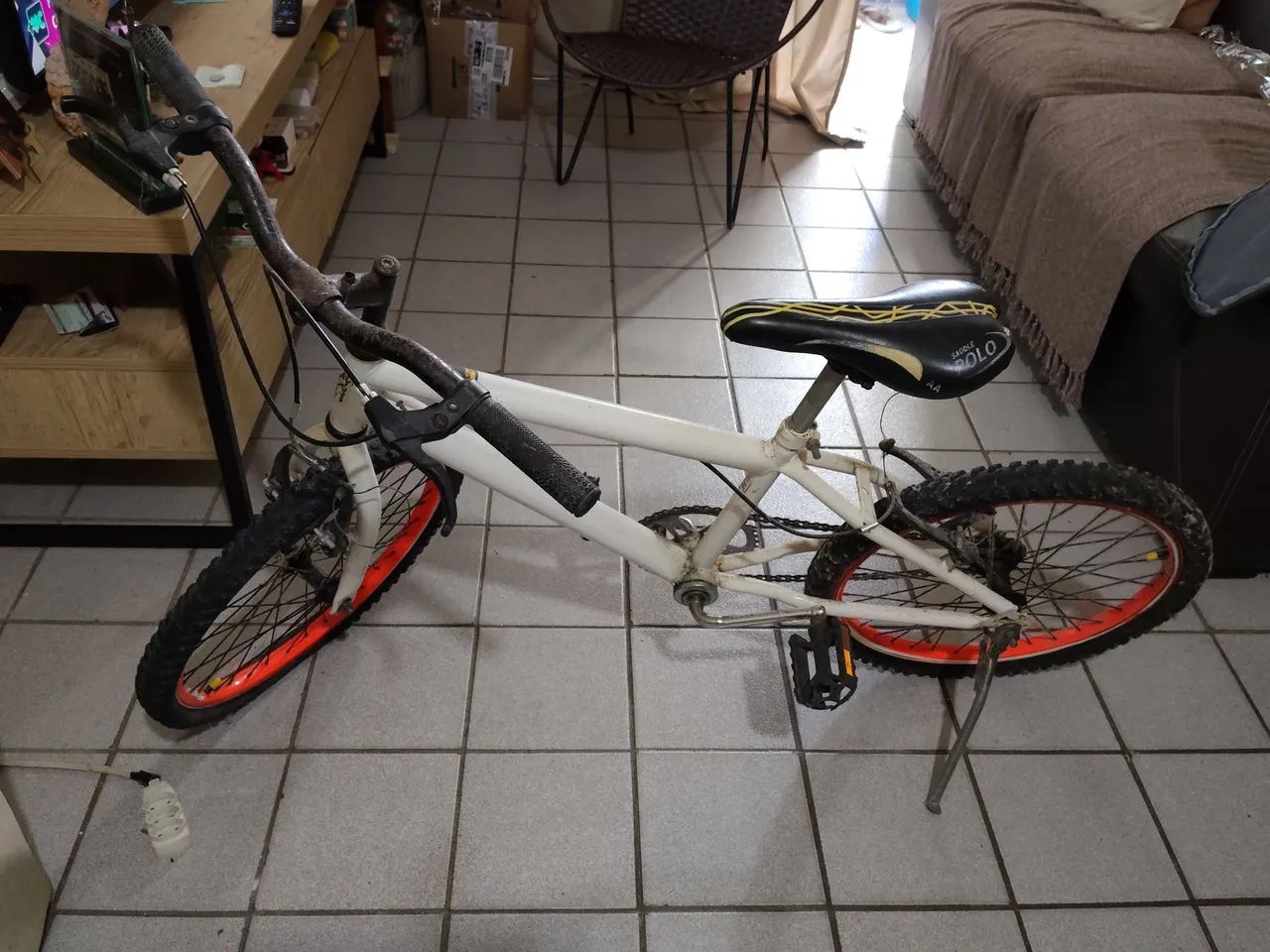 Bicicleta Adolescente Aro 20 usada  - Foto 3