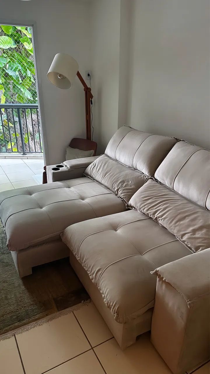 Sofá reclinável e retratil 2.30m