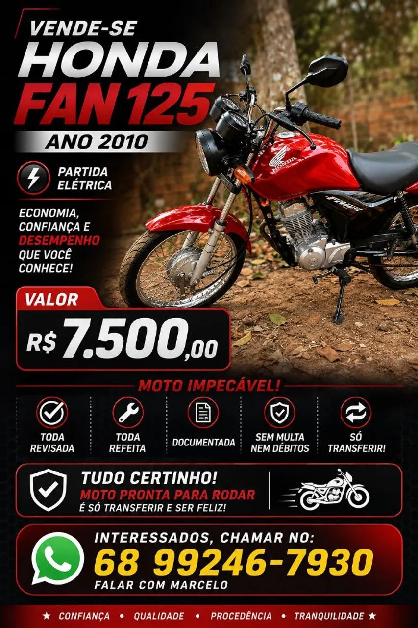 VENDO MOTO FAN - Foto 2