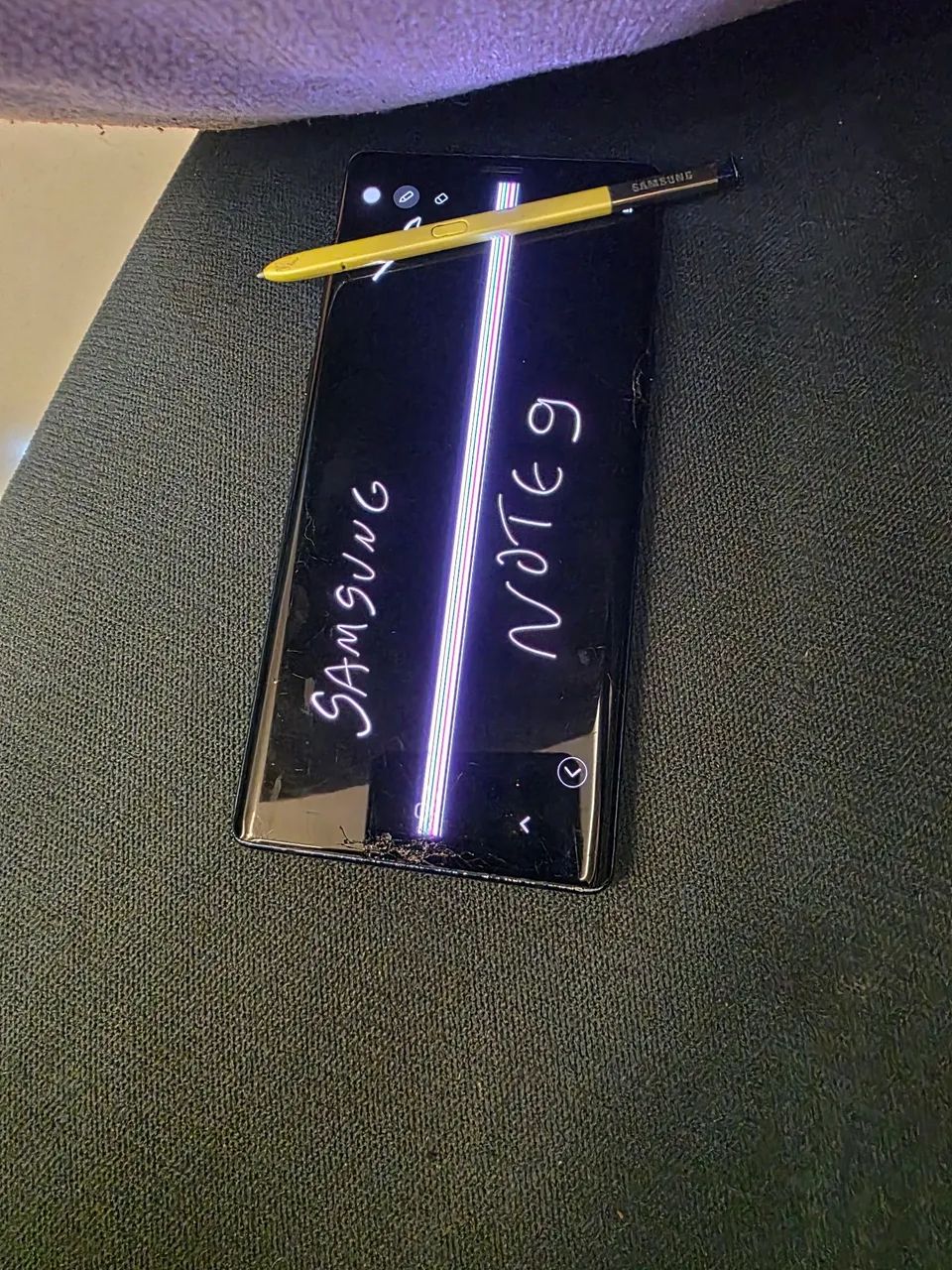 Samsung Note 9 com Avarias