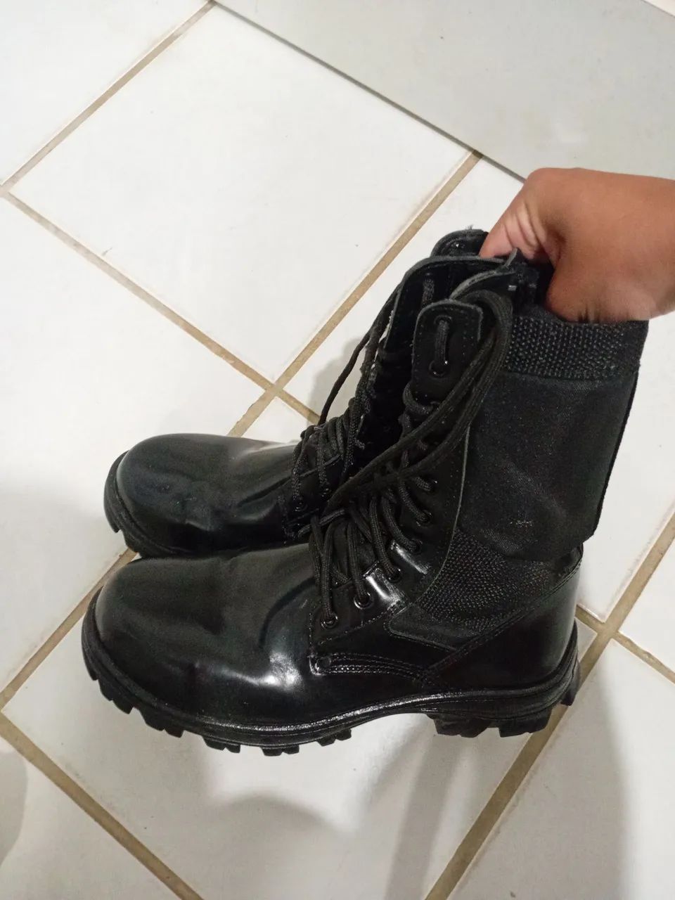 Coturno Militar Pricer Troller com zíper. Tamanho 40 - Foto 3