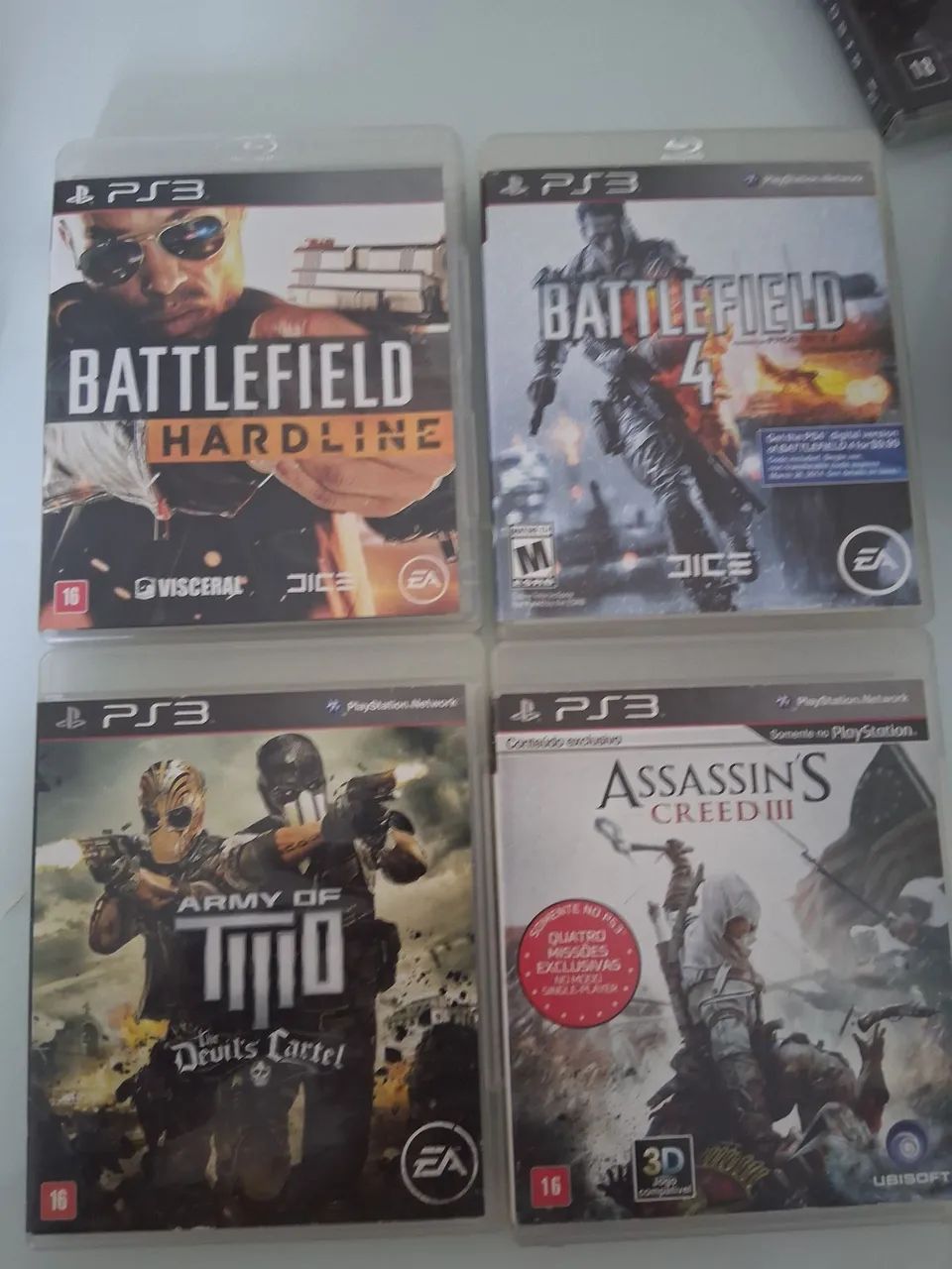 Lote c/ jogos ps3