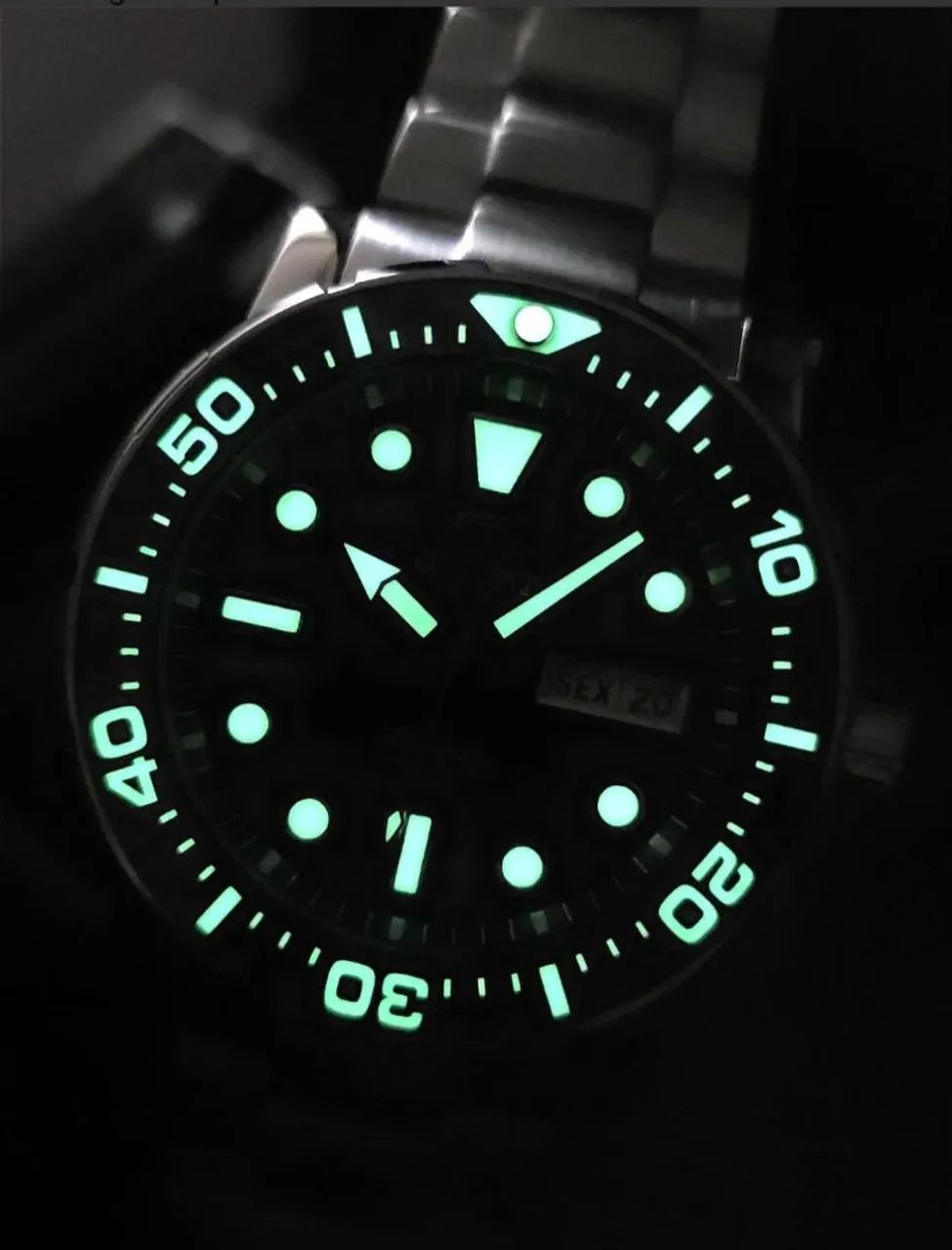 Relógio ORIENT Poseidon Automático Azul - Foto 3