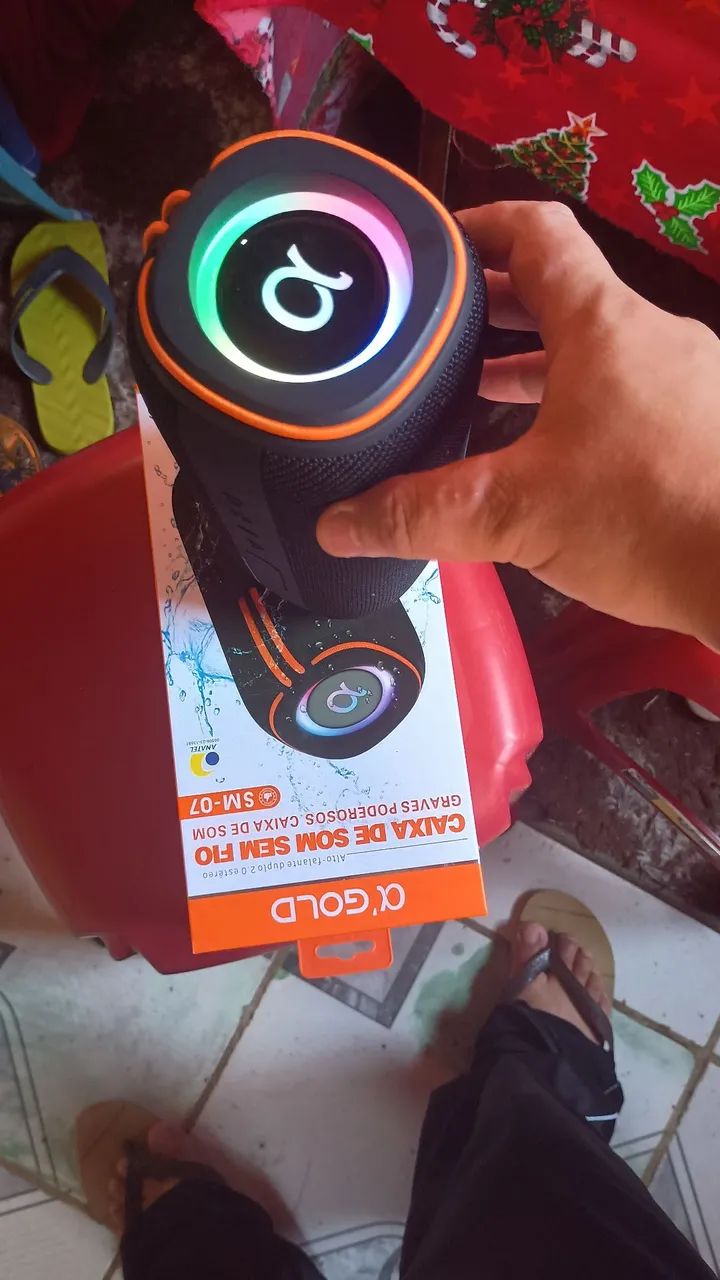 Caixa A Gold sem fio bluetooth 30W - Foto 2