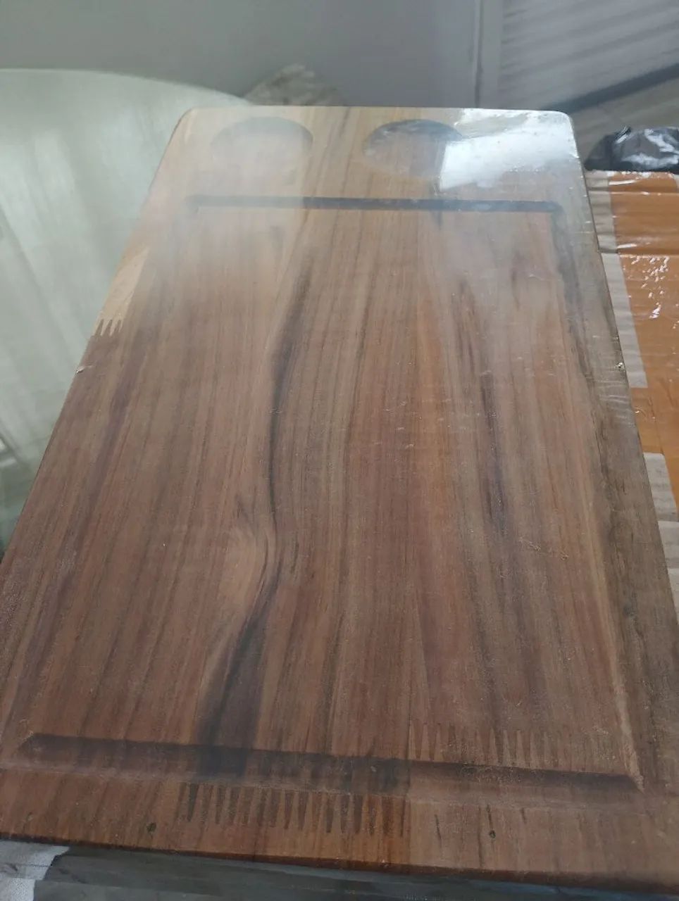 Tábua de carne com gaveta 