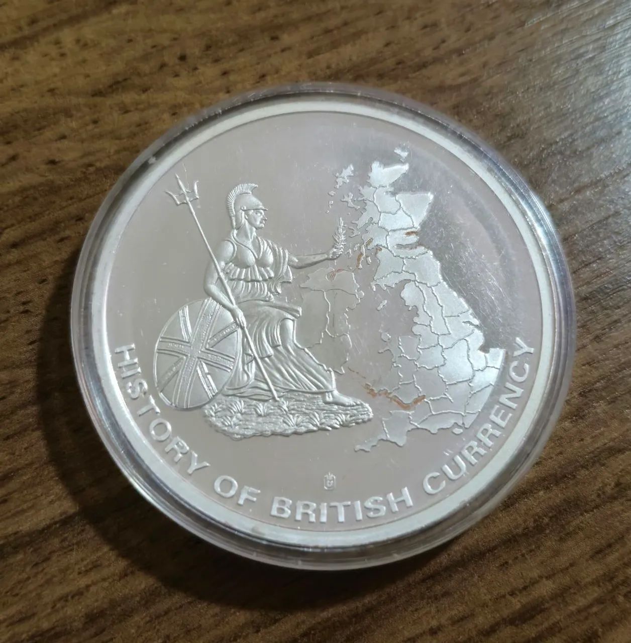 Moeda da Inglaterra 1939 KGVI Farthing 2006 - Foto 4