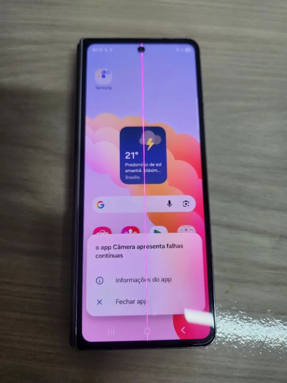 Samsung Galaxy Z Fold4 512gb Com Defeito - Foto 2