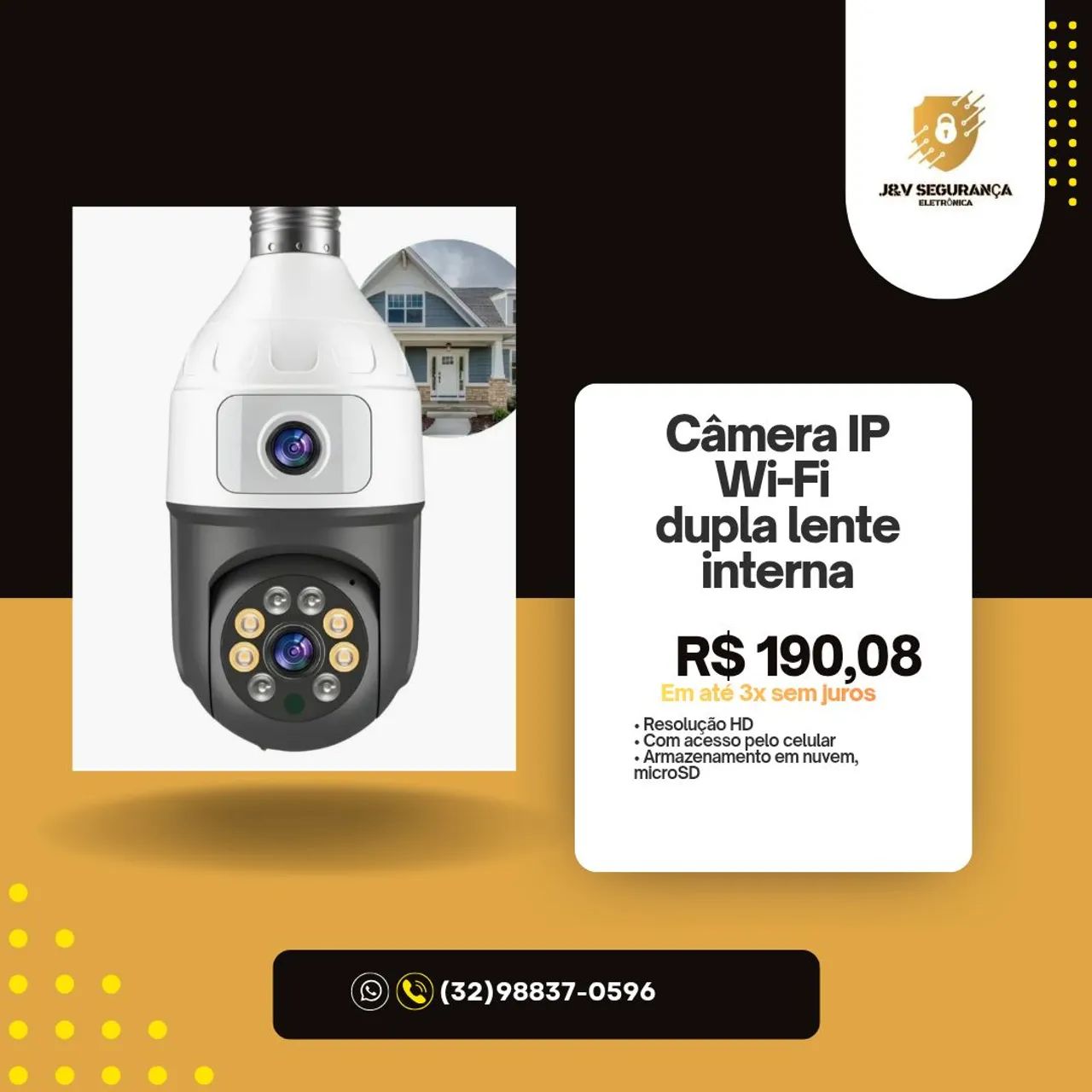 Câmera IP Wi-Fi 