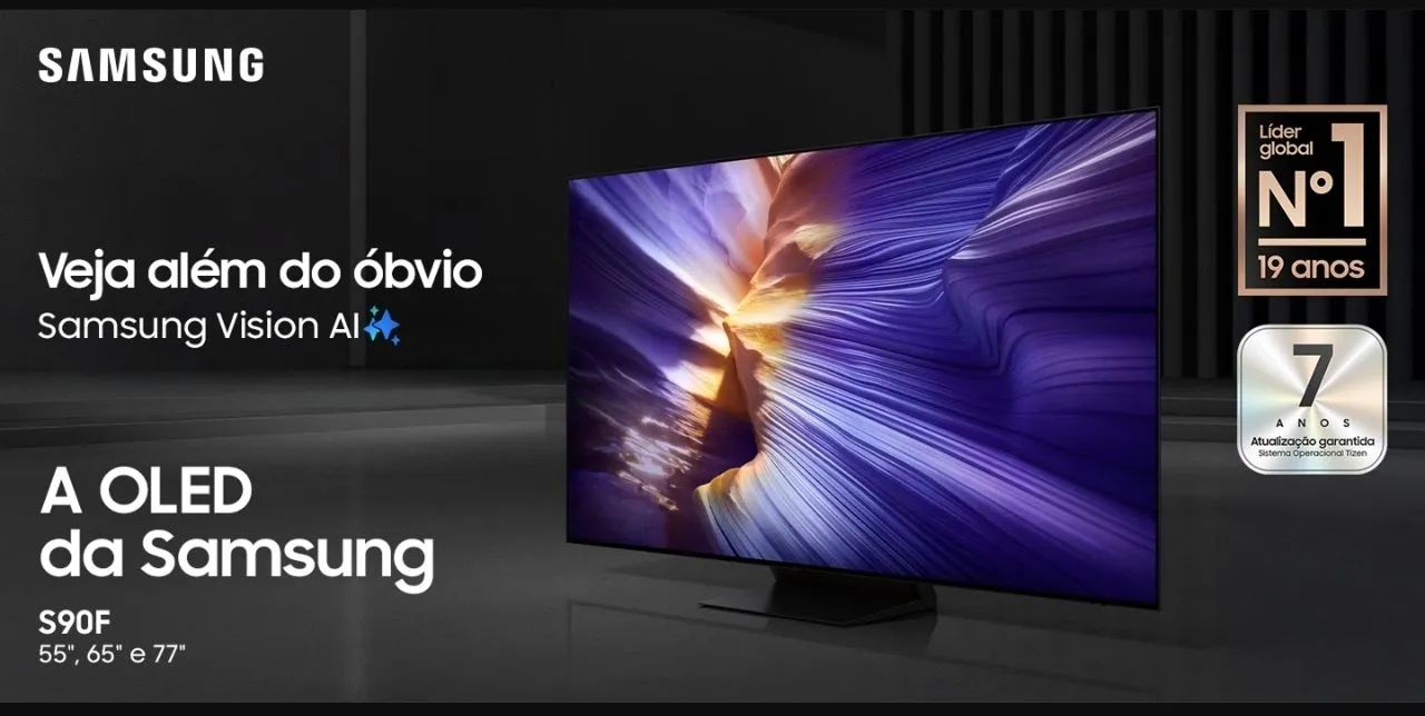 TV OLED SAMSUNG S90F 55 POLEGADAS LANÇAMENTO 2026, LACRADA, N.FISCAL ENTREGO HOJE, ! - Foto 3