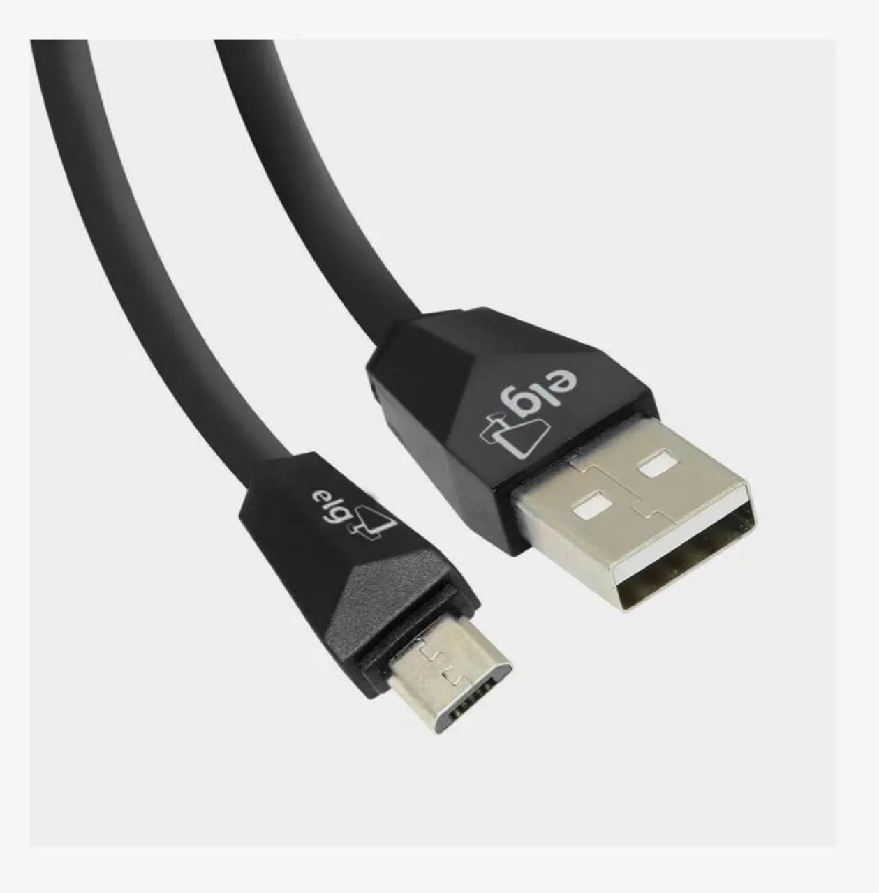 Cabo Micro USB ELG para Recarga e Sincronização 1 Metro - M510 - Foto 4
