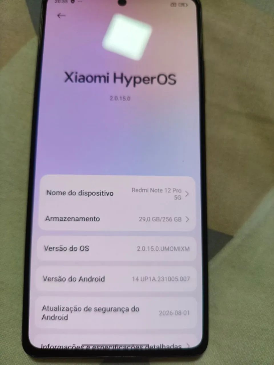 Celular xiaomi note 12 pro 5g 256gb - Foto 5