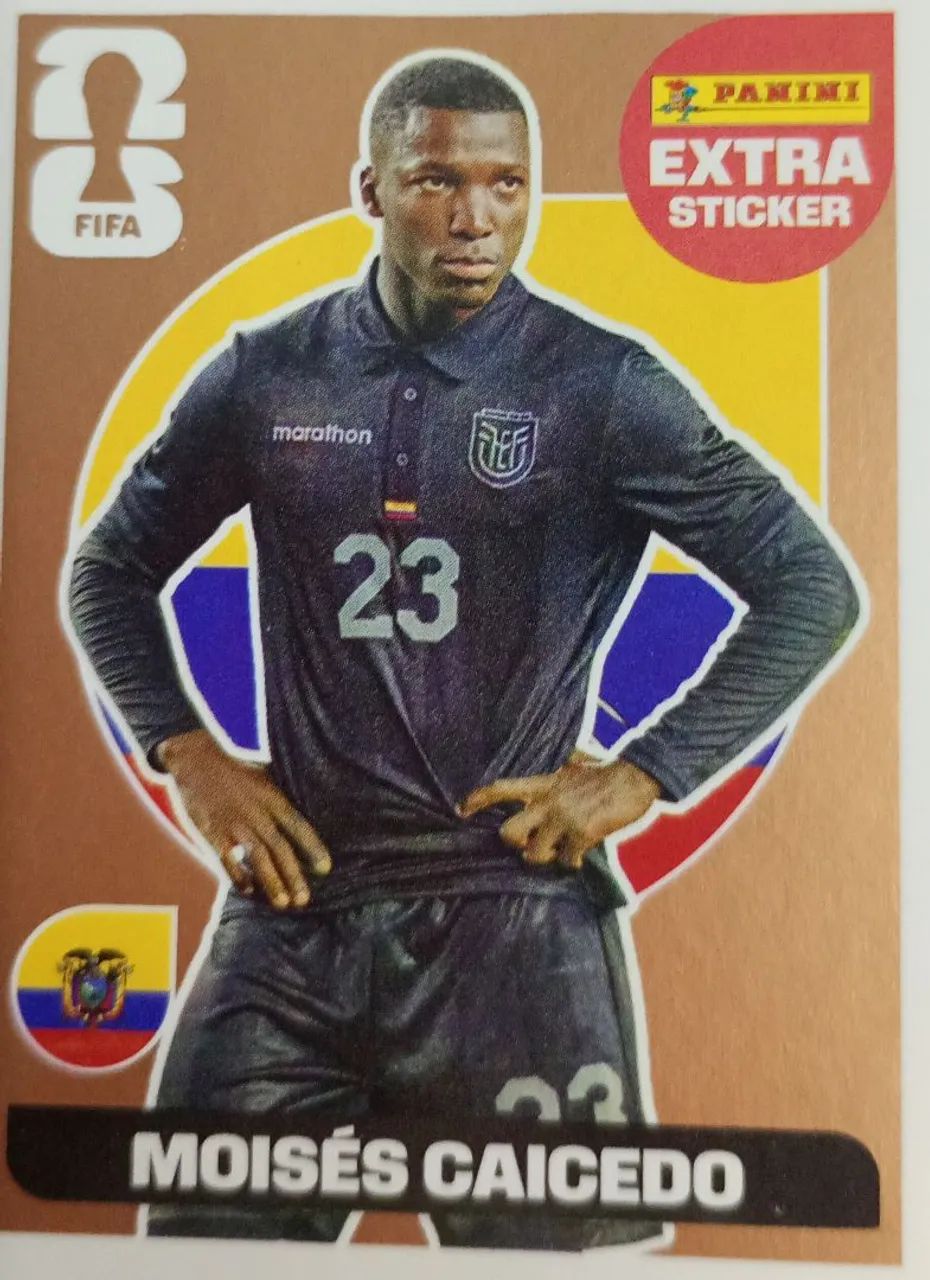 Figurinha Legends Bronze - Moisés Caicedo