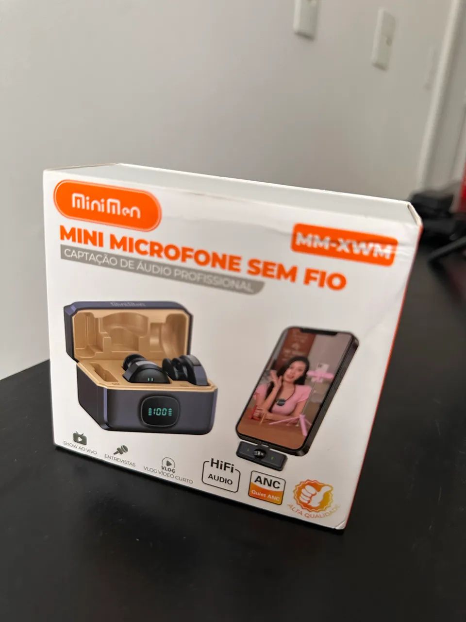 Kit 2 microfones profissionais para Android e Iphone - Foto 3