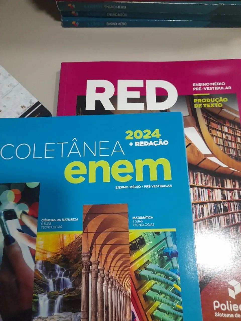 Material Didático Poliedro 2° Ano EM 2024 + Livro de produção de texto PV + Coletânea ENEM - Foto 2