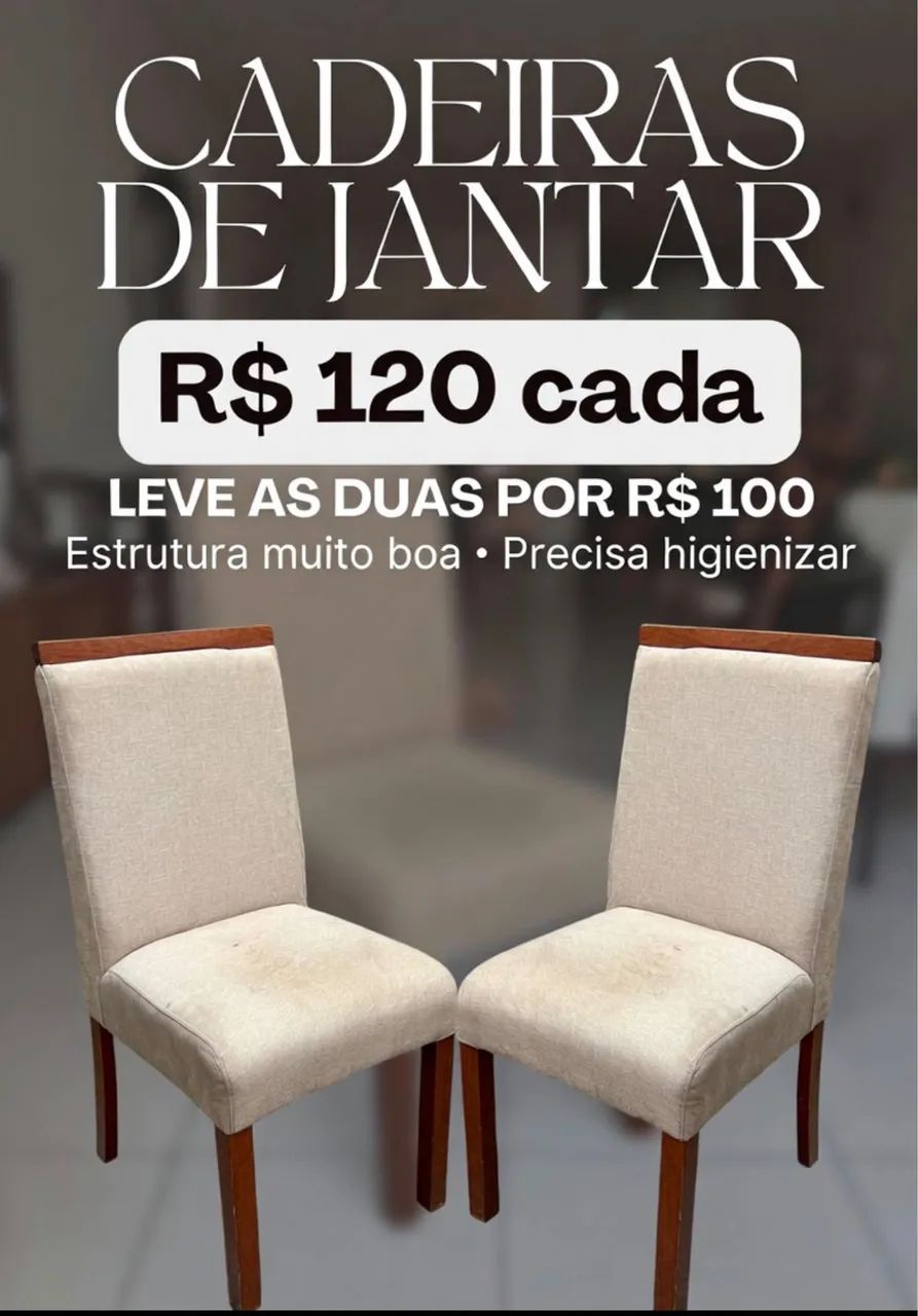 Cadeiras Mesa de Jantar - Foto 4