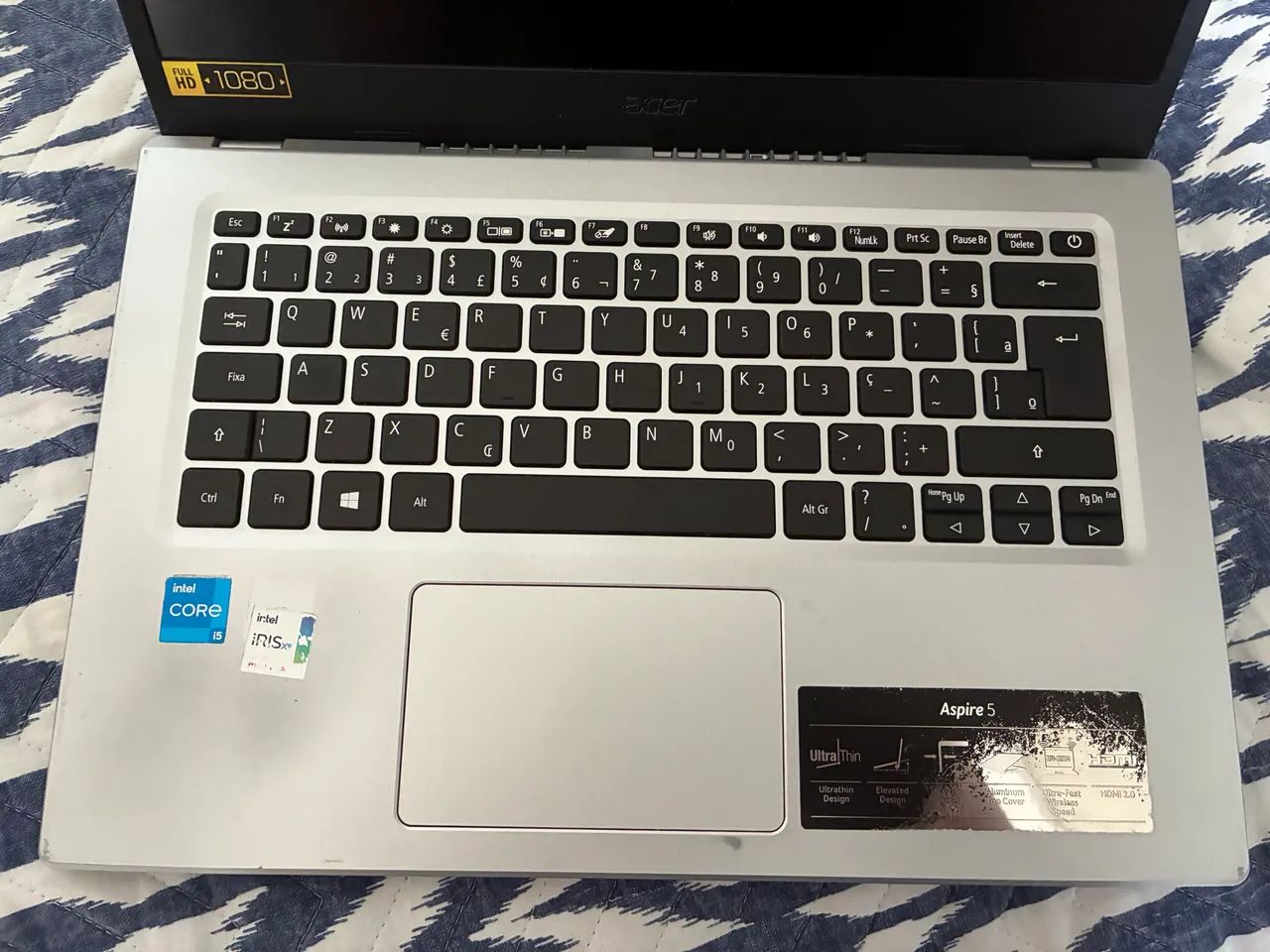 notebook acer aspire 5 512gb ssd 8gb ram - gold - Foto 2