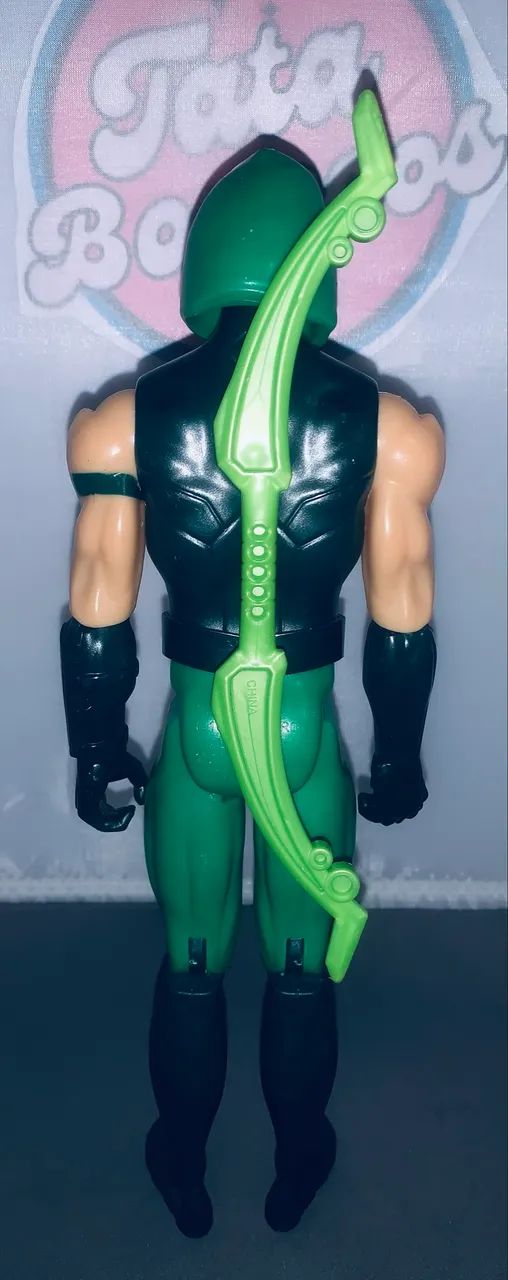 Boneco arqueiro verde Mattel 30 cm usado - Foto 2