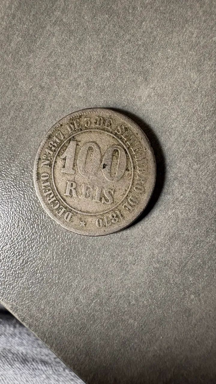 Moeda Antiga 1871 