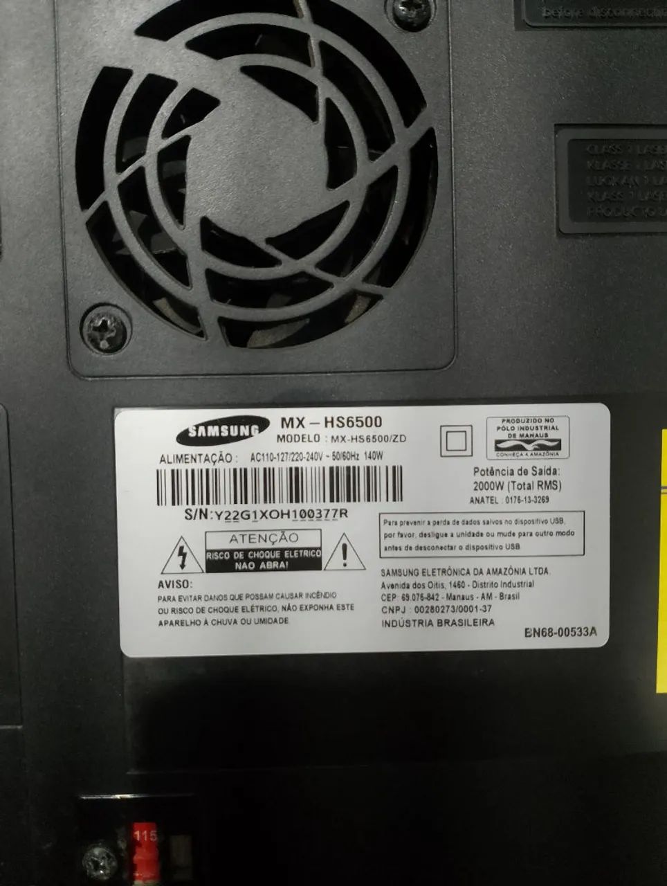 Aparelho de som Samsung.  - Foto 3