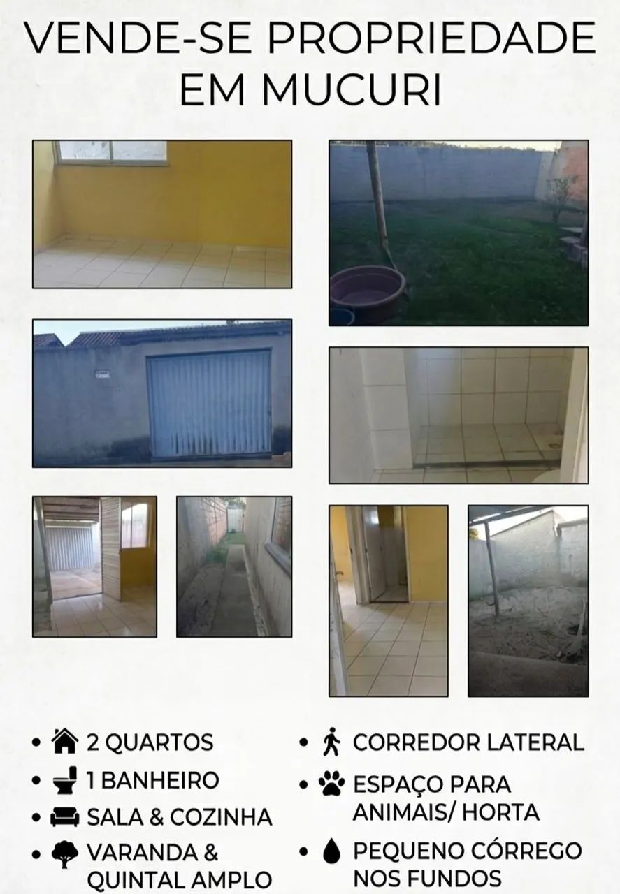 Vendo casa em Mucuri, sujeito a proposta 