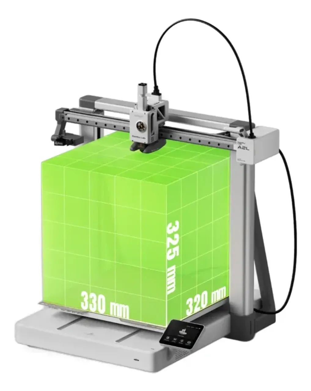 Impressora 3D bambu lab A2L Combo com AMS +1 rolo de PLA grátis - Foto 2