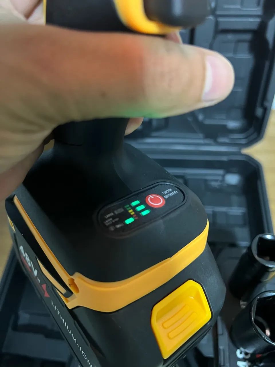 Chave de Impacto 48V com 2 Baterias e Maleta - Ferramentas de