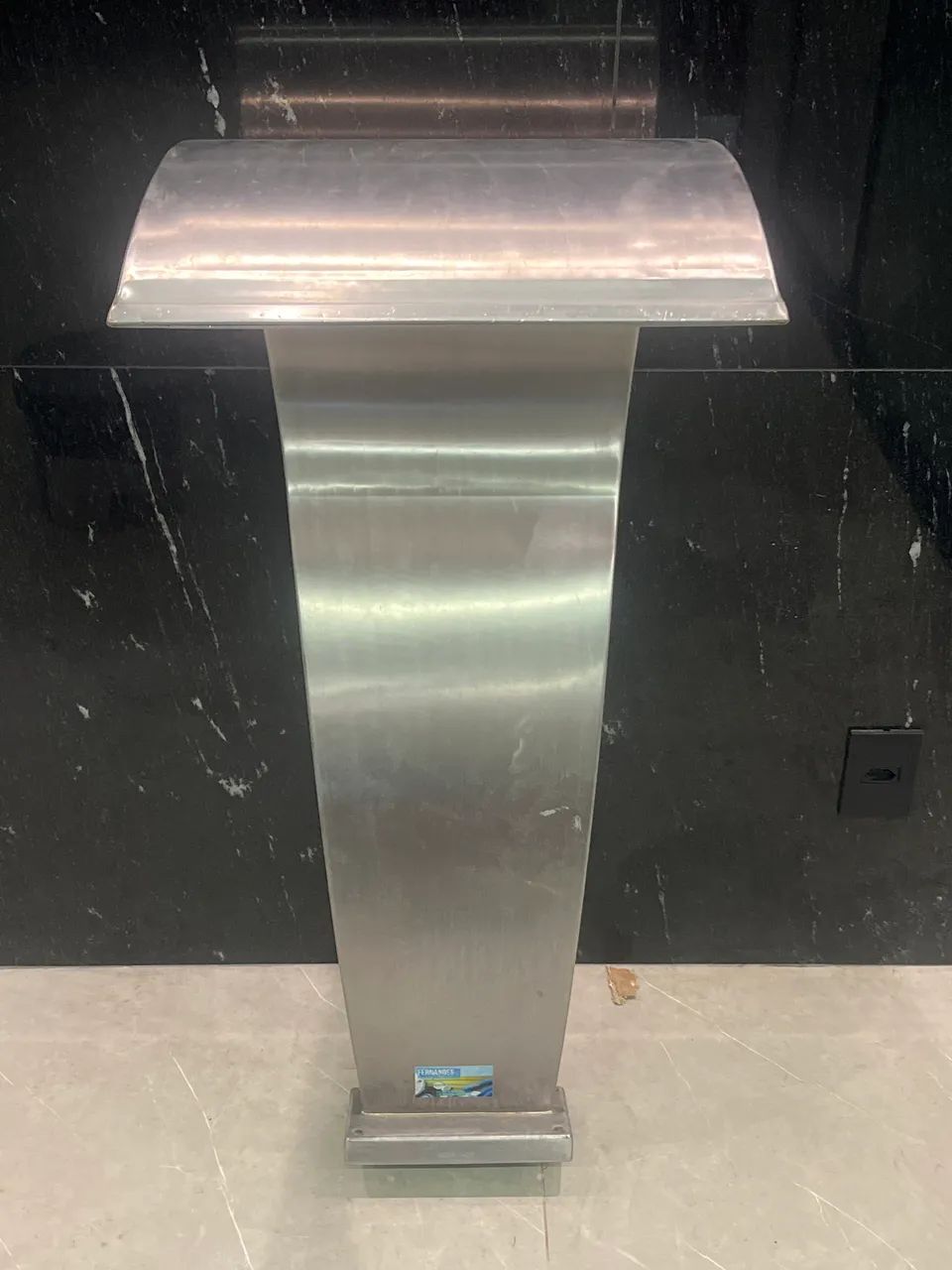 Cascata inox piscinas 