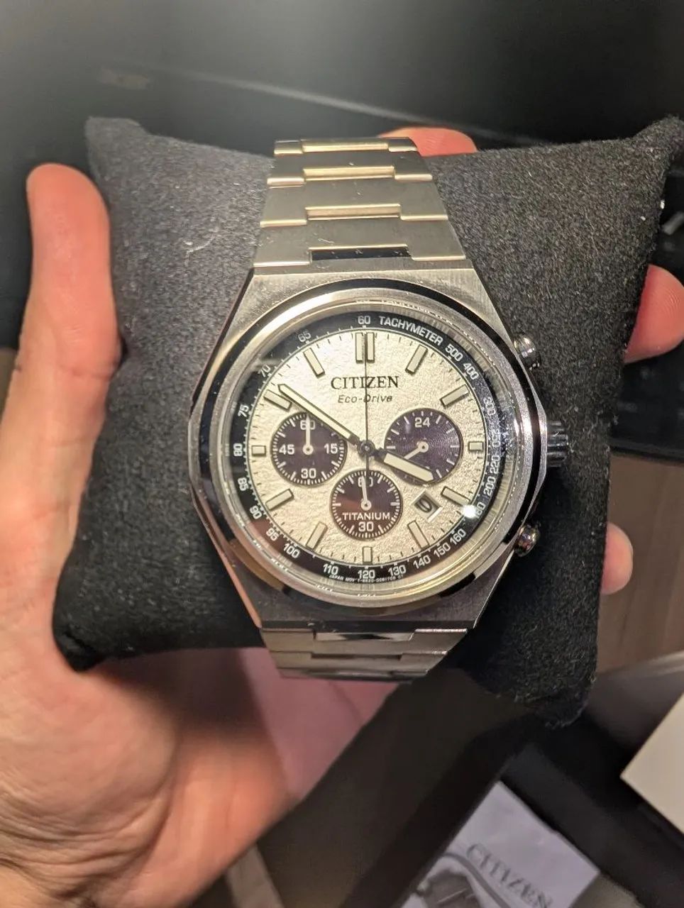 Relógio Citzen Zenshin Cronografico panda  - Foto 3