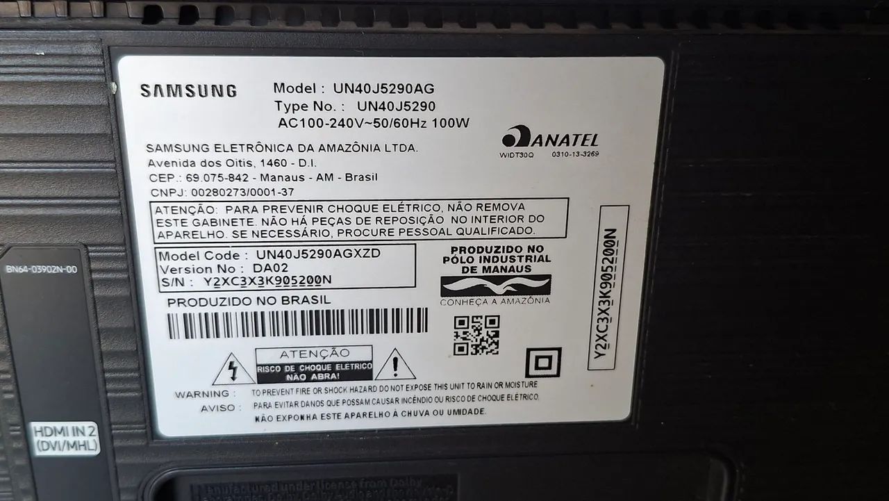 TV SAMSUNG [DEFEITO DA LED] 40 POLEGADAS - Foto 3
