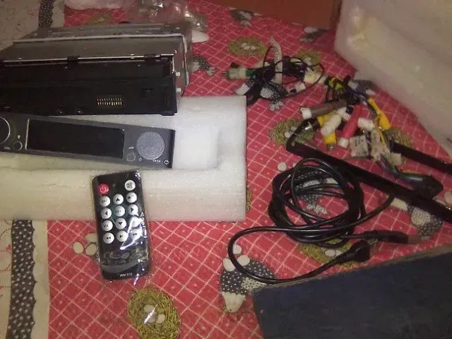 Central Multimidia Retratil - Android 4 - com problema no cabo flat - Foto 4
