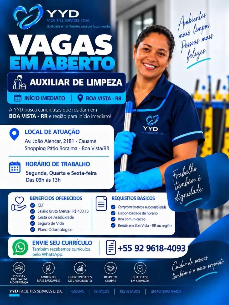 Vaga para ASG