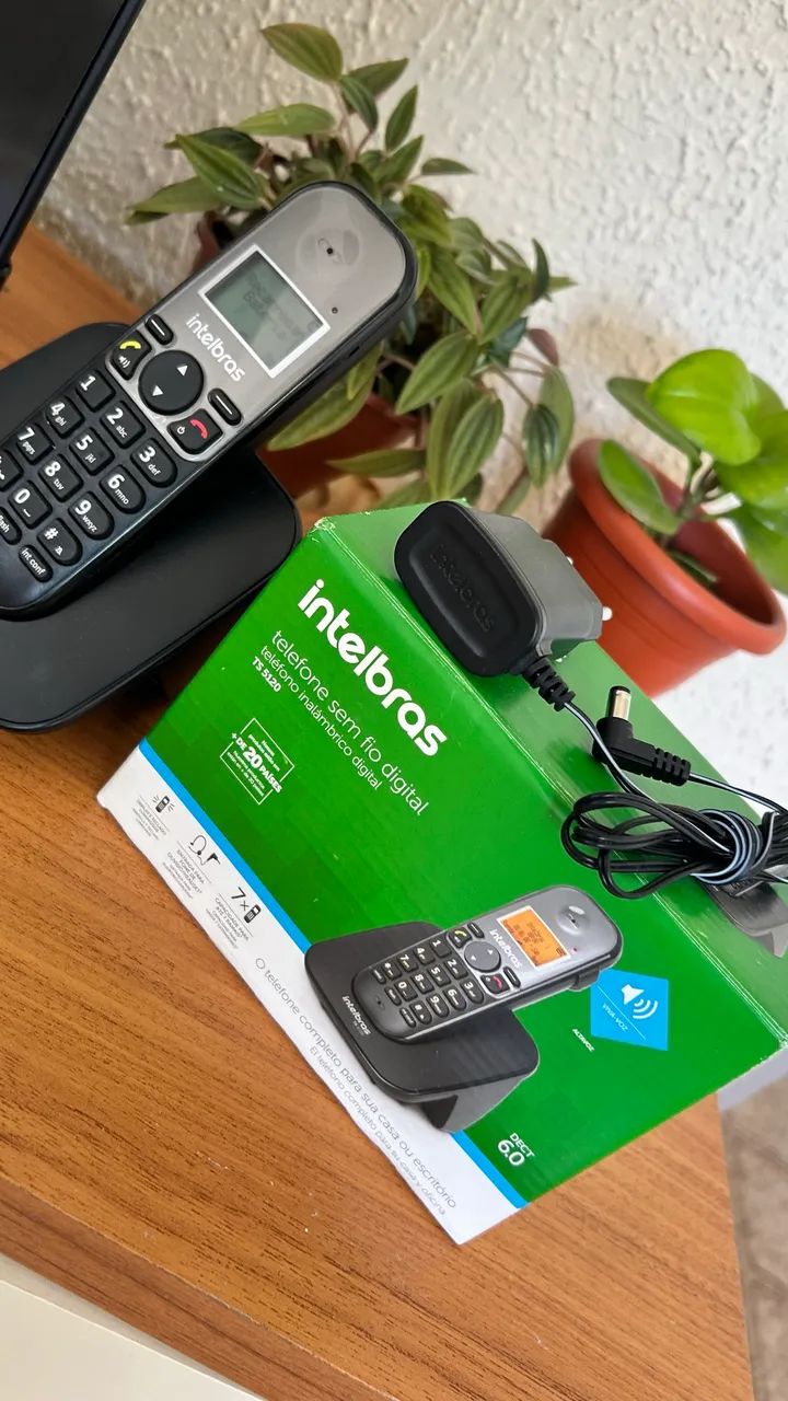 Telefone Fixo sem fio digital com viva voz  - Foto 4