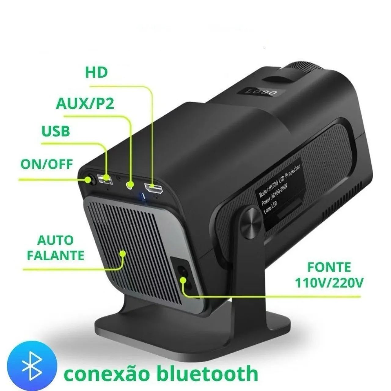 Mini Projetores Android Doméstico Multiuso - Foto 2