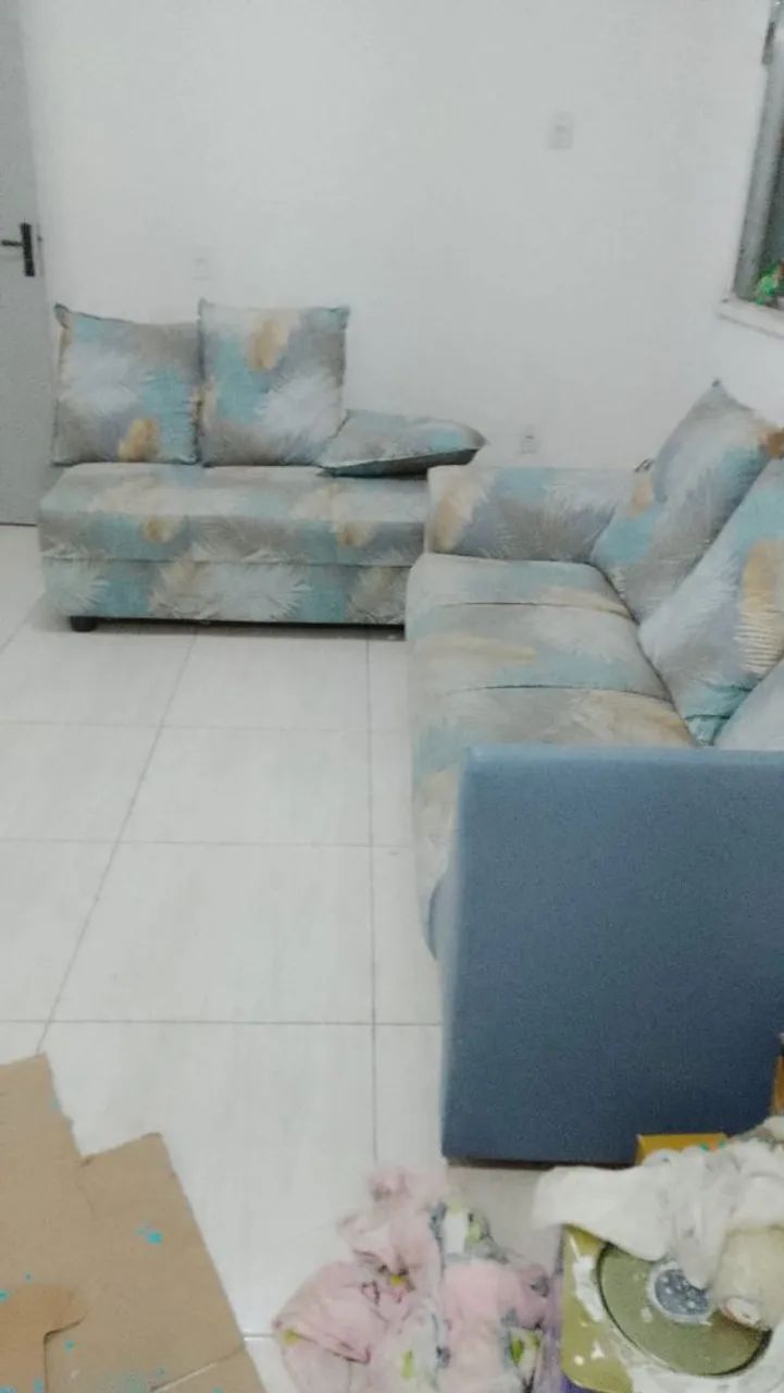 Jogo de sofá encapado com Aquabloc. - Foto 2