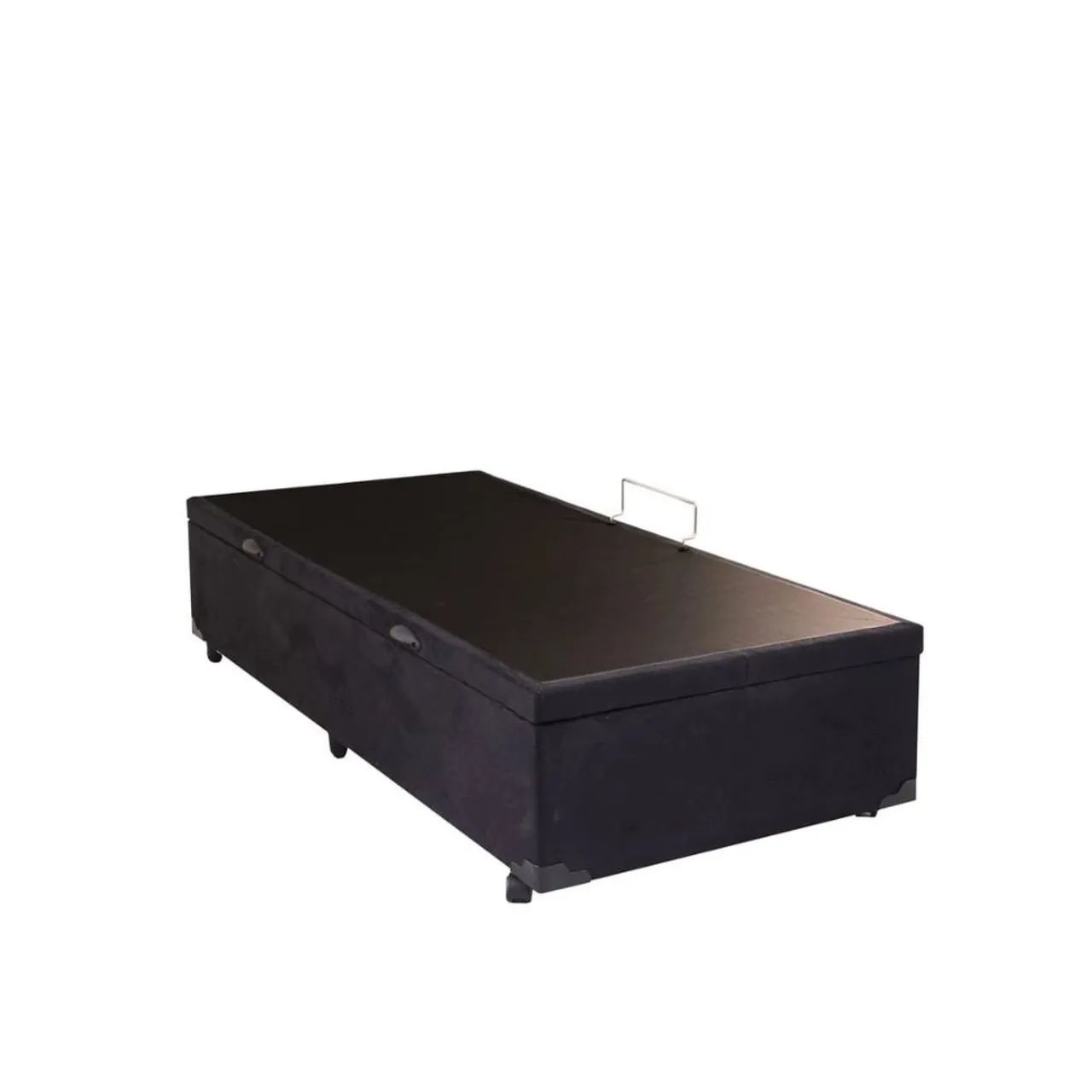 Base baú cama box solteiro blindada Suede ou Corino / 5 cores / pague na entrega  - Foto 5