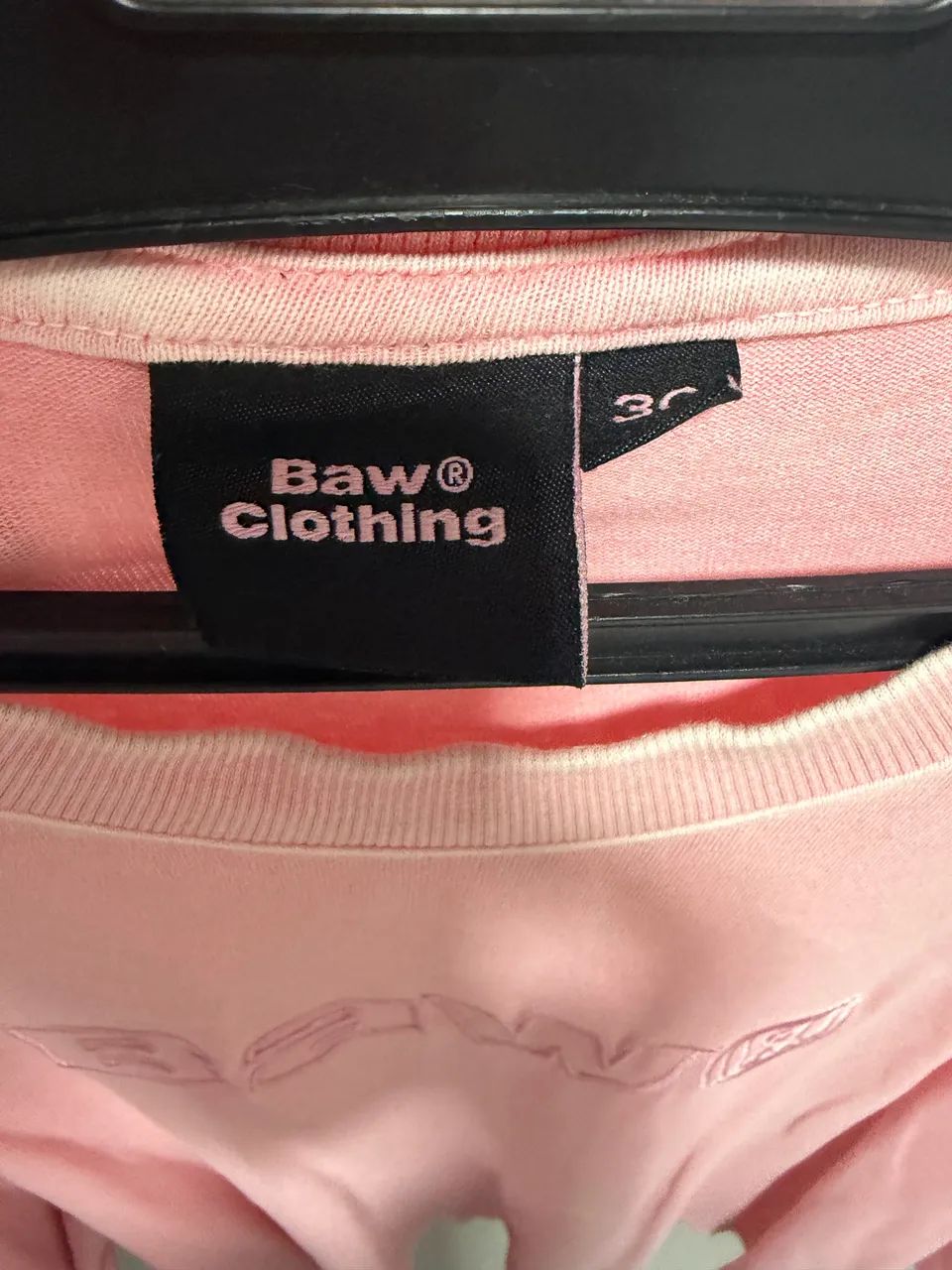Camiseta Baw oversized rosa 3G - Foto 2
