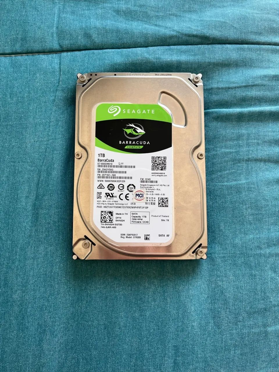 HD 1TB SEAGATE (com defeito)