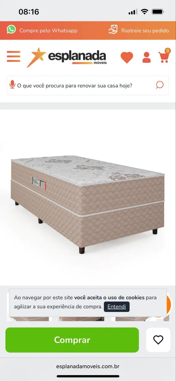 Cama box conjugada 