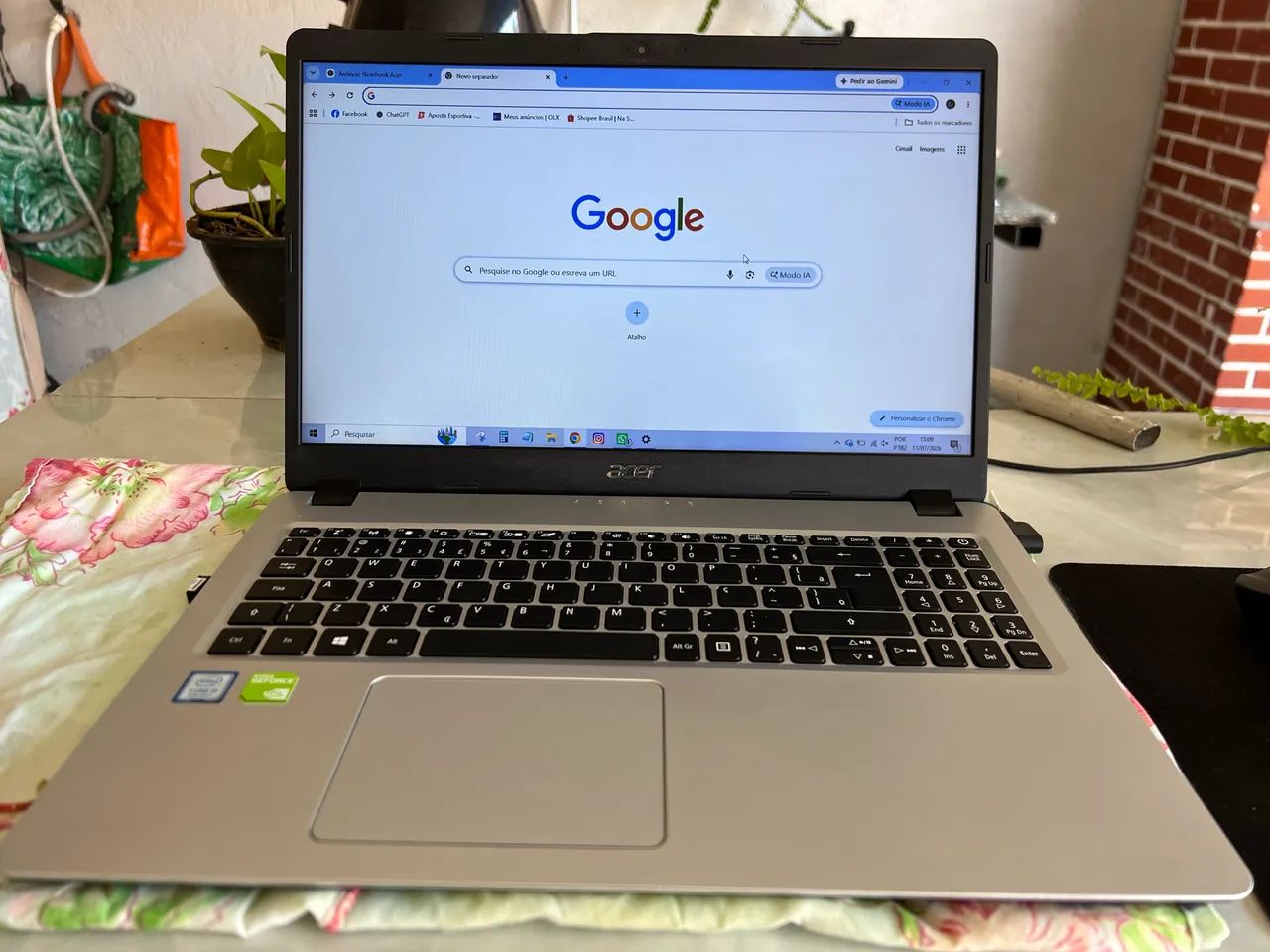 Vende-se notebook Acer i5 