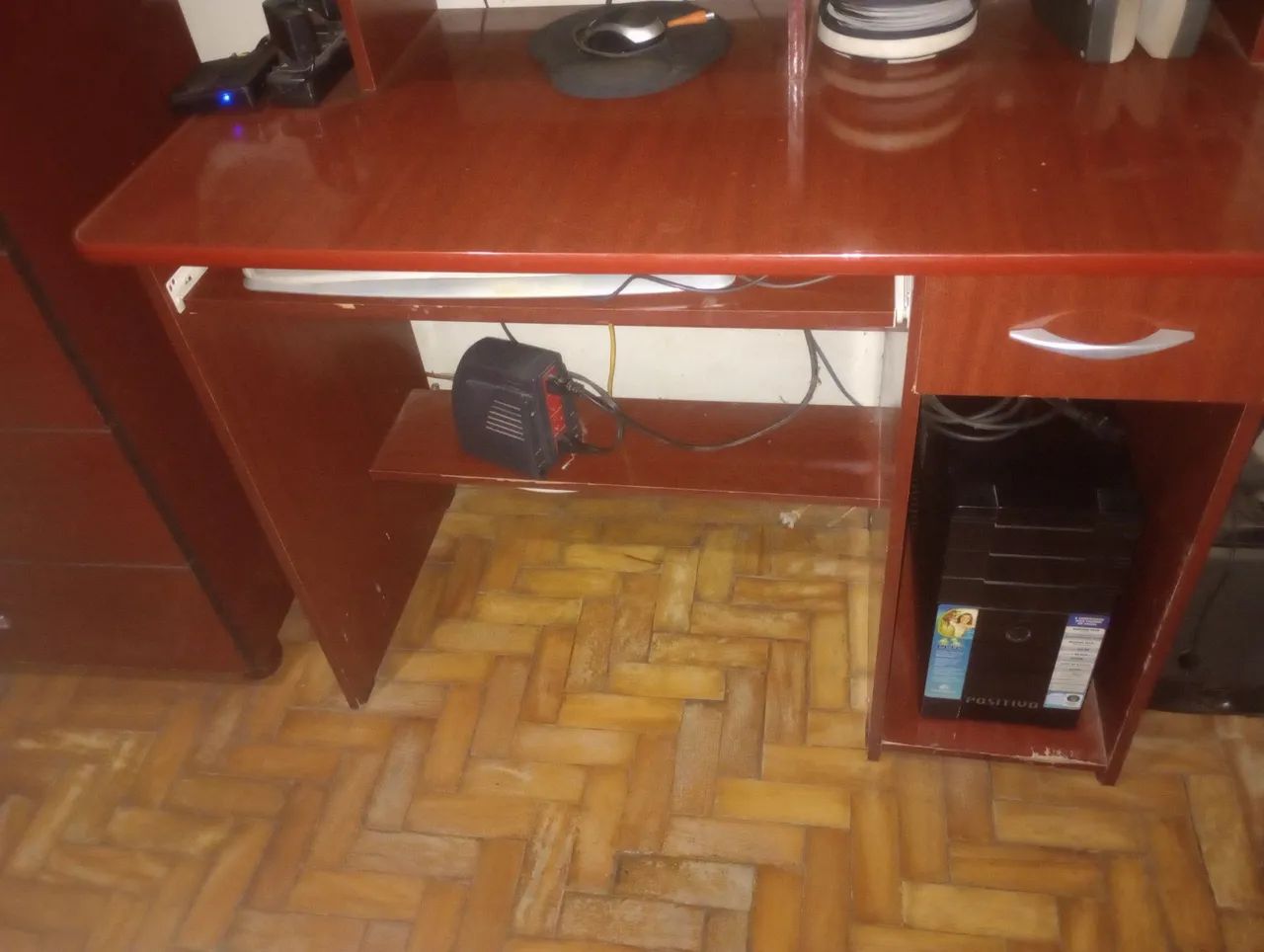 mesa para computador com suporte para impressora  - Foto 2