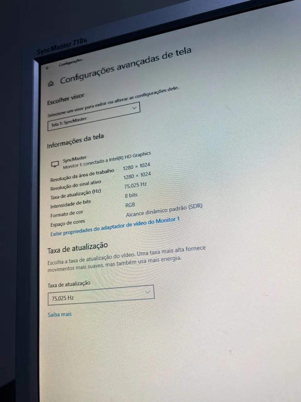 Monitor Samsung 17 Polegadas 75Hz - Foto 4