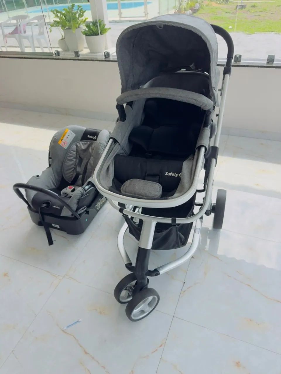 Carrinho de bebe + bebe conforto + base veículo - Foto 2