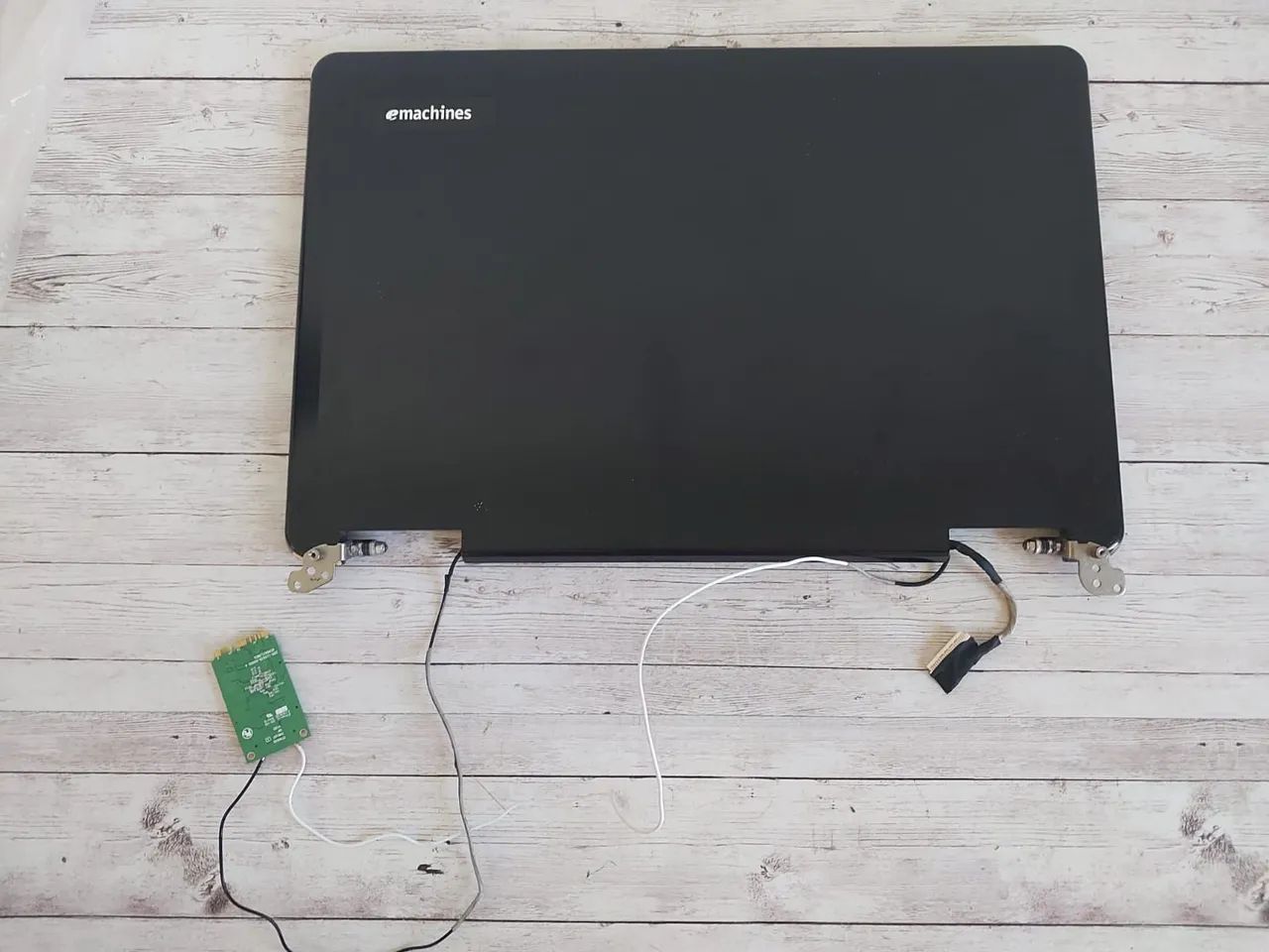 Tela completa com carcaça, moldura e placa de rede wi-fi emachines e625 - Foto 5