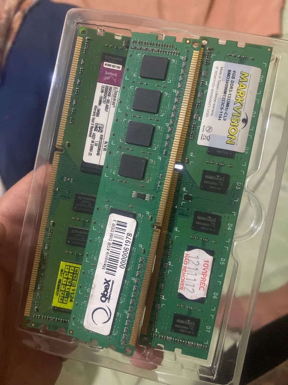 MEMÓRIA DDR3 12 GB 3x4 