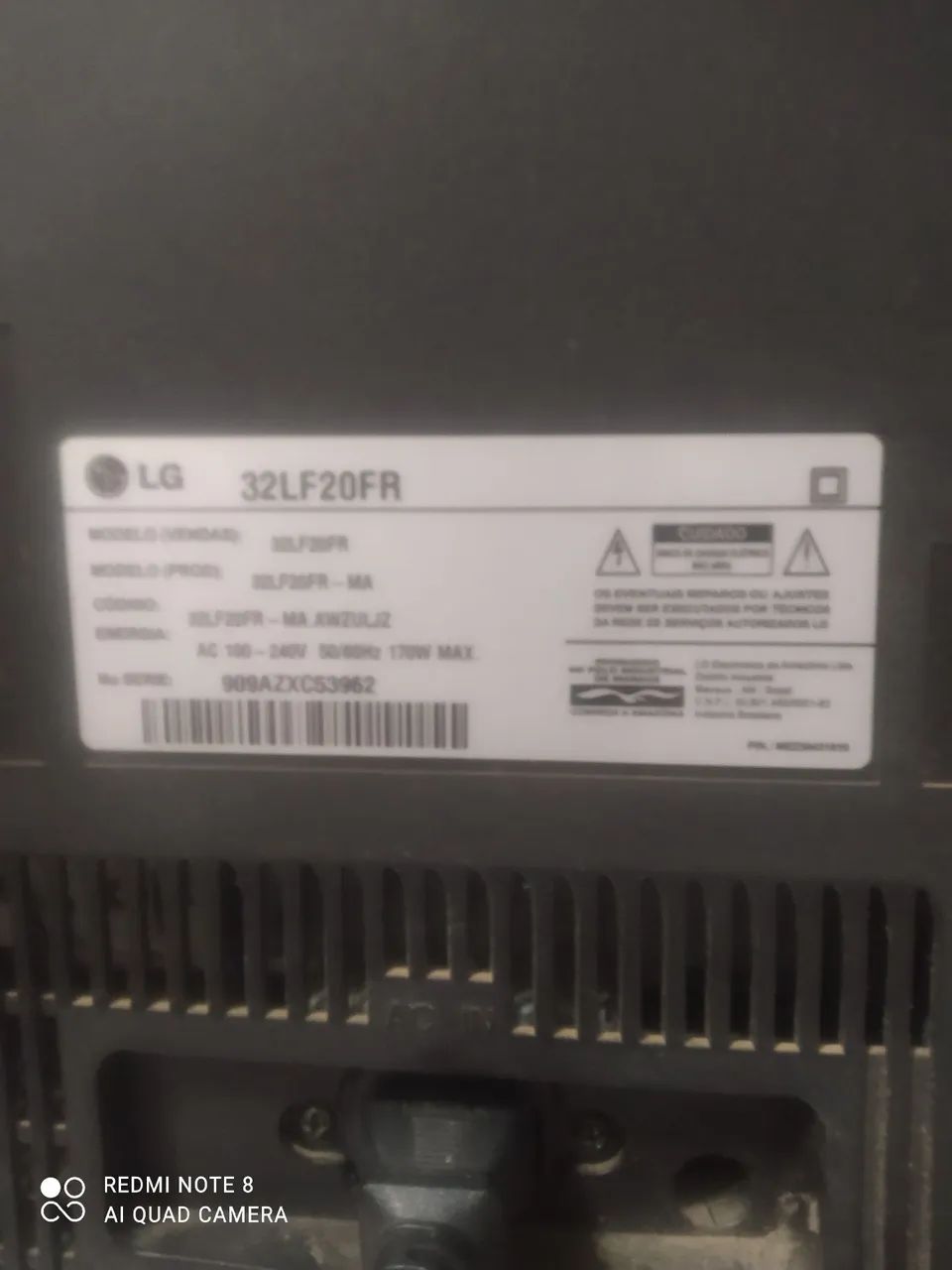TV LG32LF20FR funcionando  - Foto 5
