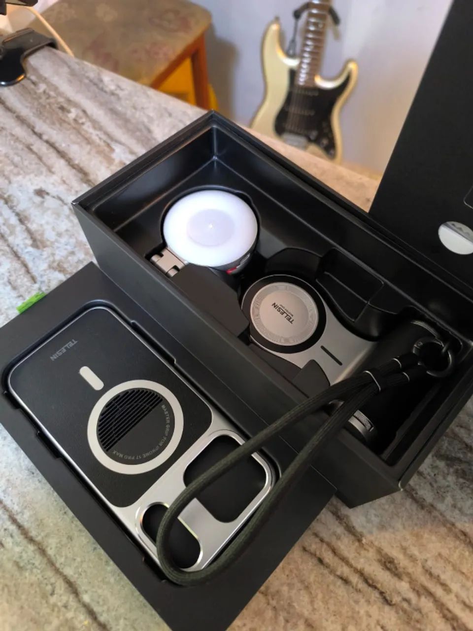 Kit Criação, Telesin Master Grip, iPhone 17 Pro Max - Foto 2