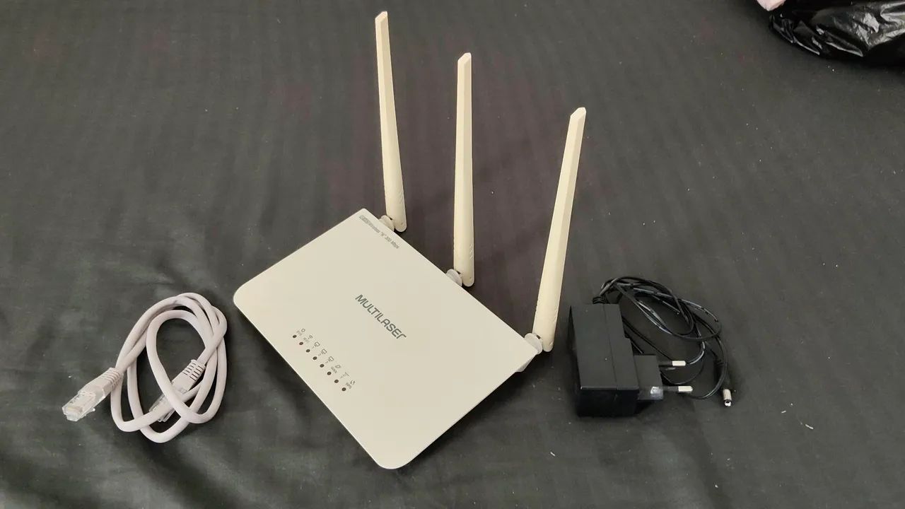 Roteador Multilaser R163 300mbps 3 Antenas (usado) - Foto 2