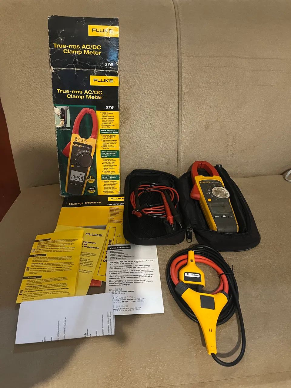 Fluke 376 completo com NF 