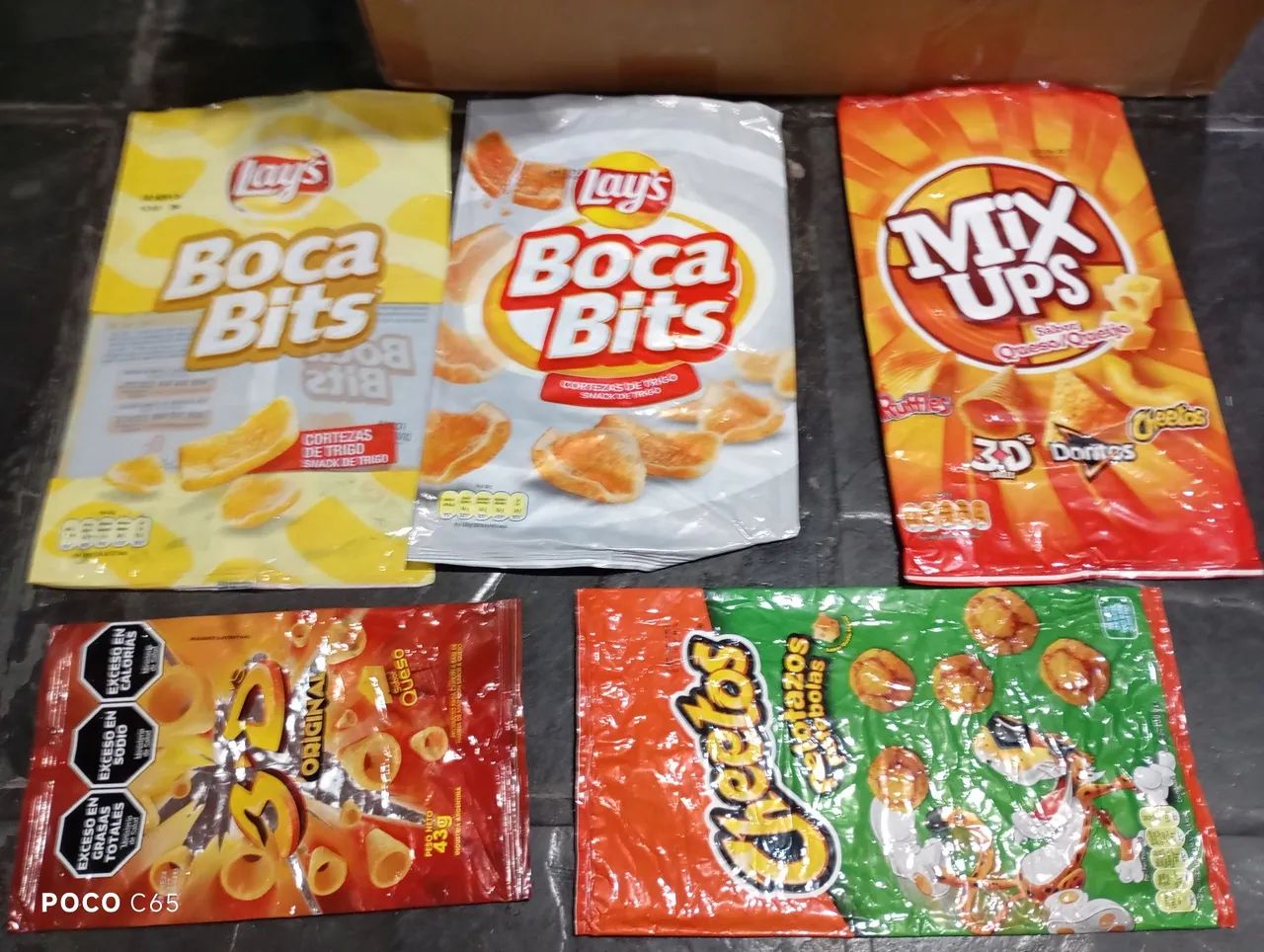 Embalagens salgadinhos lays, ruffles e correlatos elma chips extrangeiras Ilhas Canarias - Foto 3
